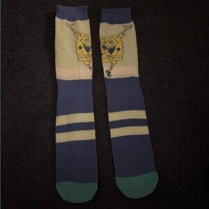 SpongeBob SquarePants Blue and Green Women's Casual Socks